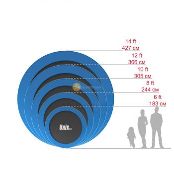 Батут UNIX line 12 ft outside (blue)