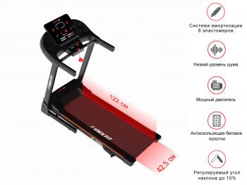 Беговая дорожка UNIXFIT ST-630R Black коврик в подарок