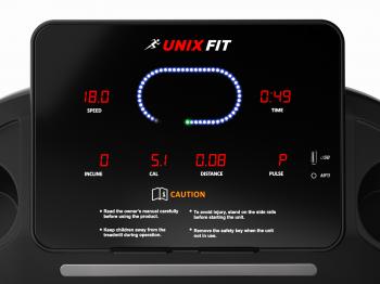 Беговая дорожка UNIXFIT ST-630R Black коврик в подарок