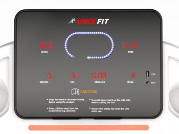 Беговая дорожка UNIXFIT ST-630R White коврик в подарок