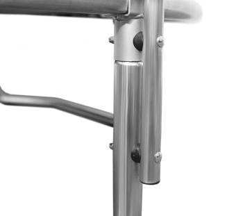 Батут ARLAND 8FT с внешней страховочной сеткой и лестницей (Light green)