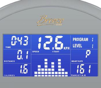 Эллиптический тренажер Bronze Gym E801 LC